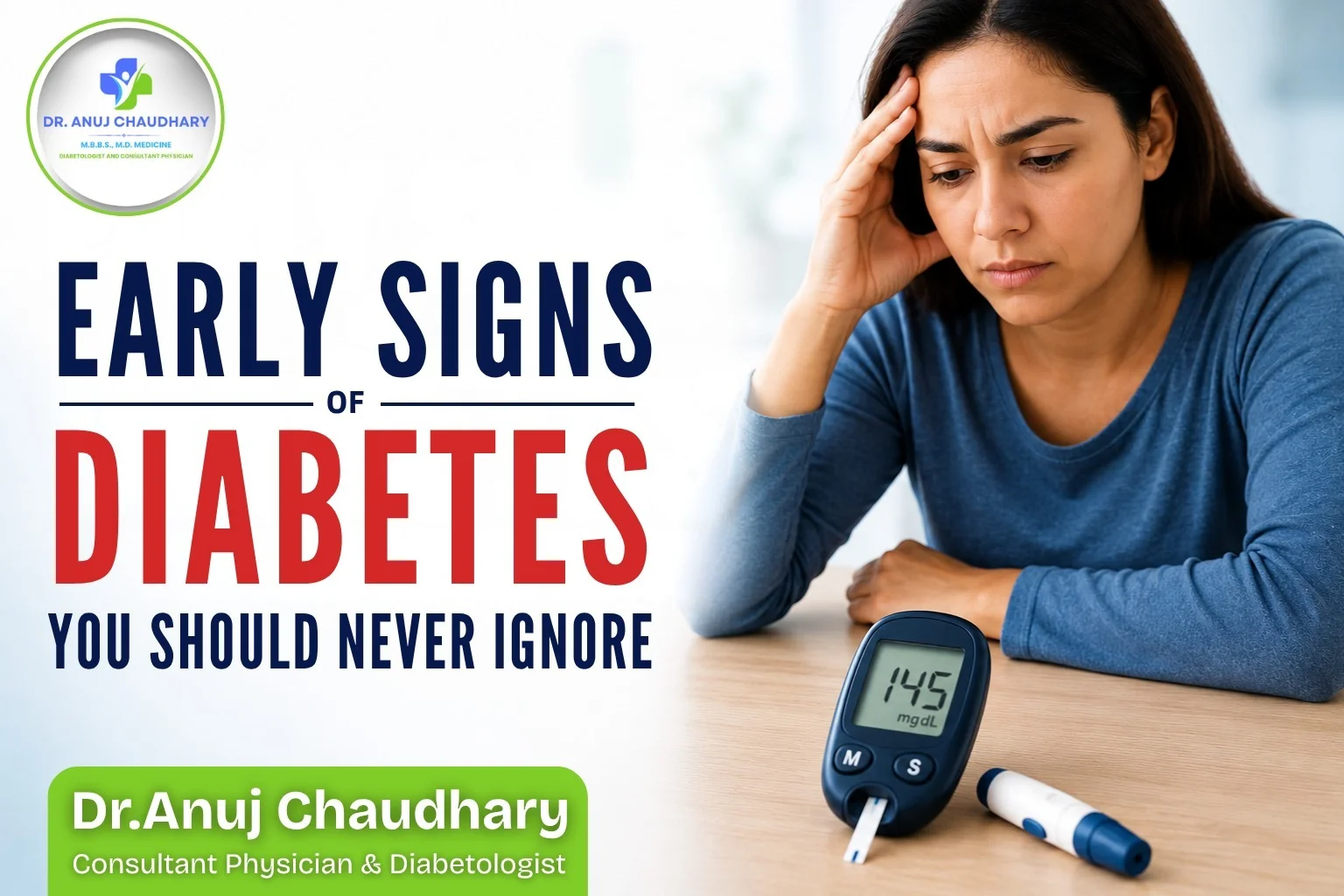 Best Diabetologist in Ghaziabad | Early Signs of Diabetes Explained